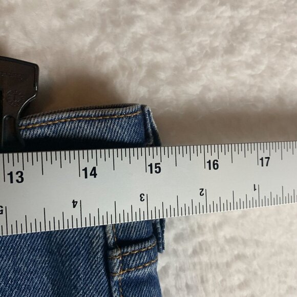 Levi's Wedgie Jeans Womens 28 Blue Denim Stretch Mid-Rise Skinny Button Fly 9698 - Picture 6 of 13